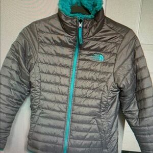 Kids Gray Puffer Jacket